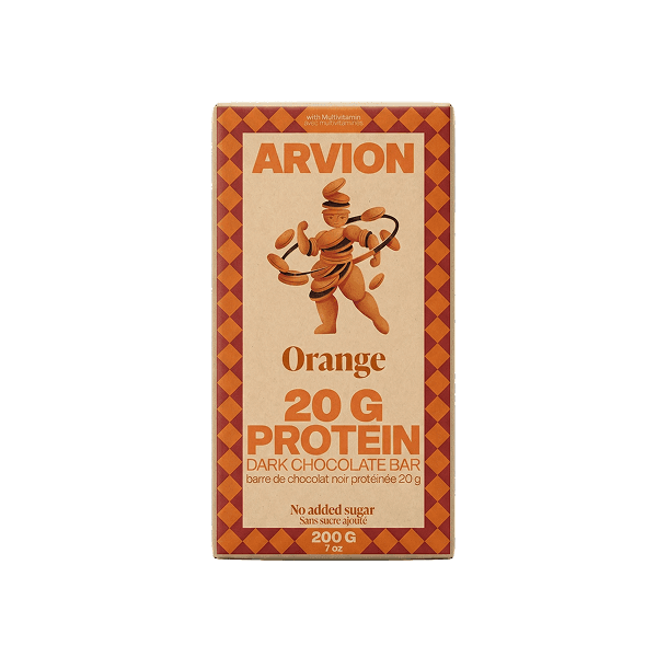 Chef Ceber Arvion Orange Protein Dark Chocolate Bar