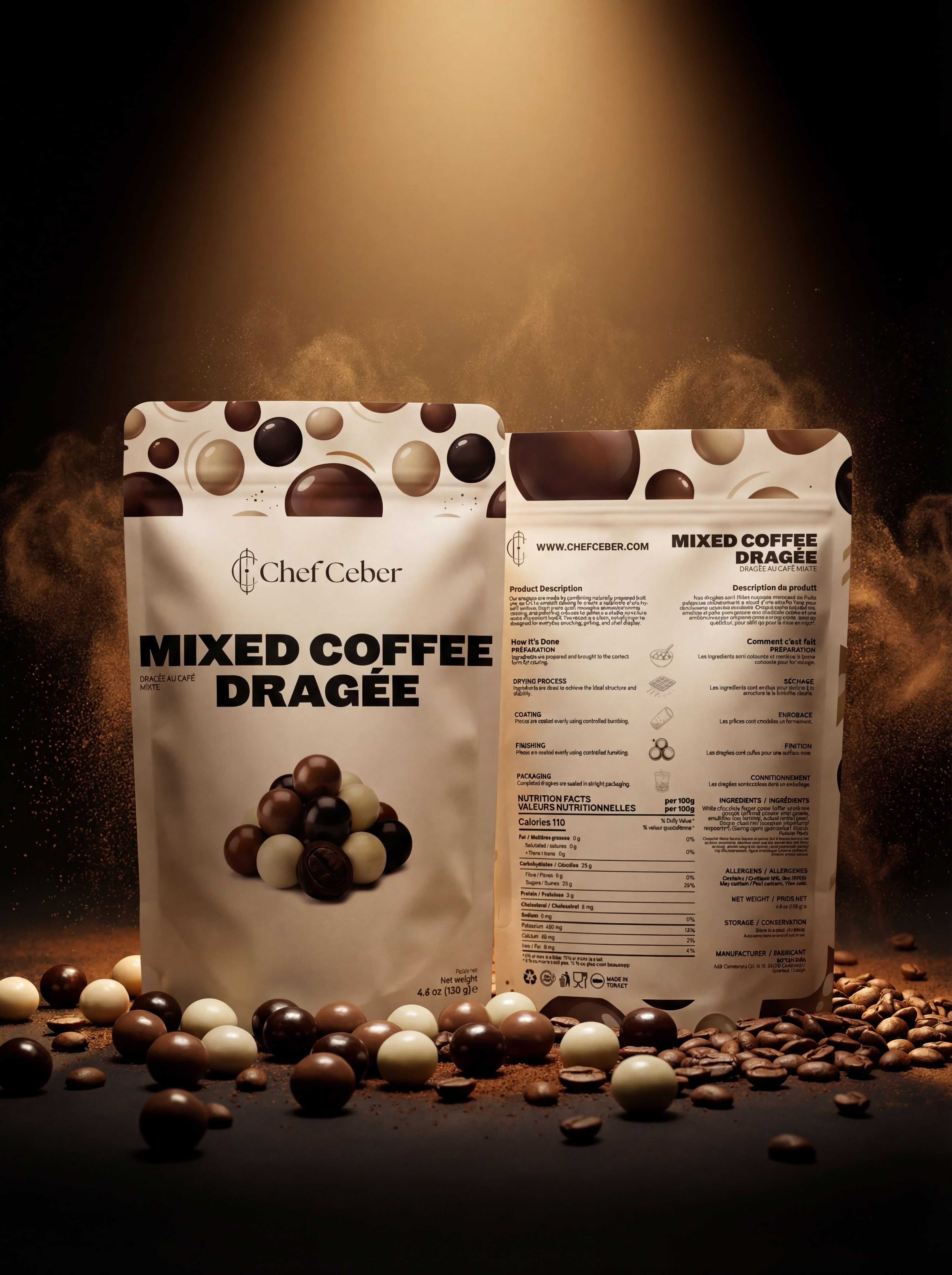 Chef Ceber דרז'ה קפה מעורב דרז'ה קפה מעורב Chocolate – Image 3
