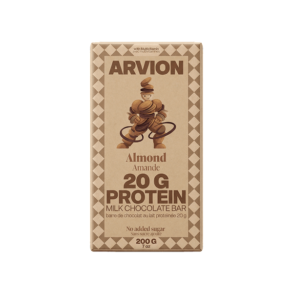 Chef Ceber Arvion Almond Protein Milk Chocolate Bar Arvion Almond Protein Milk Chocolate Bar Chocolate – Image 1