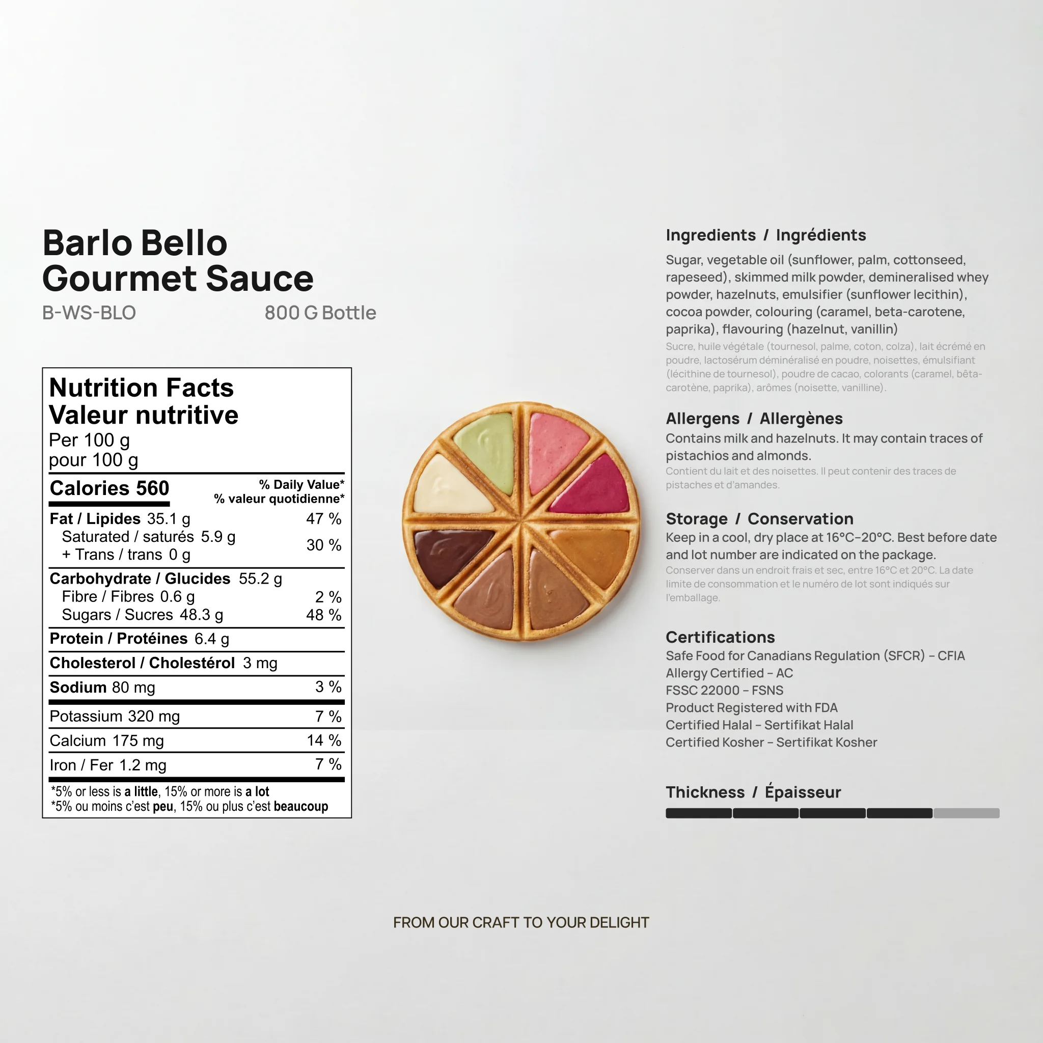 Chef Ceber Bello Gourmet Sauce Bello Gourmet Sauce Chocolate – Image 8