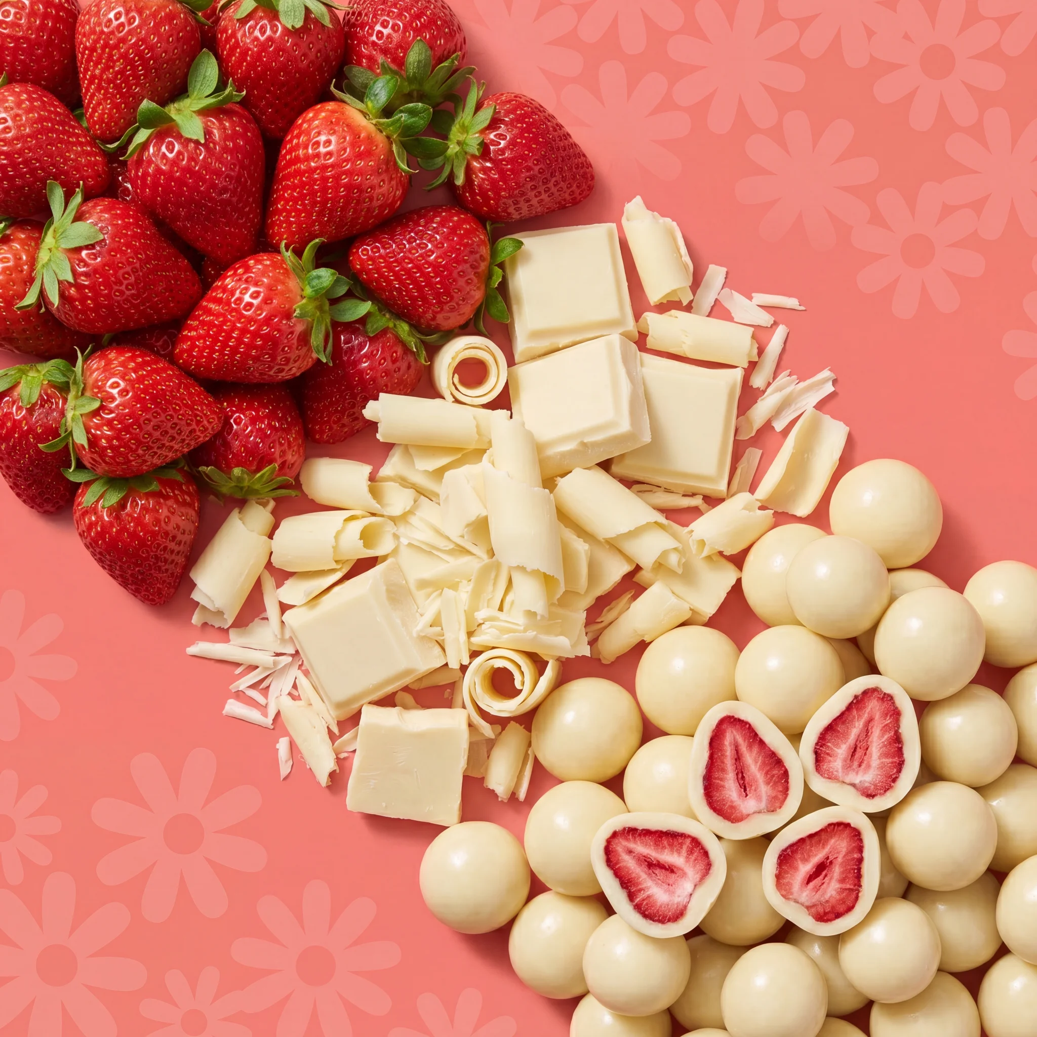 Chef Ceber Vriesgedroogde aardbei omhuld met witte chocolade Vriesgedroogde aardbei omhuld met witte chocolade Chocolate – Image 7