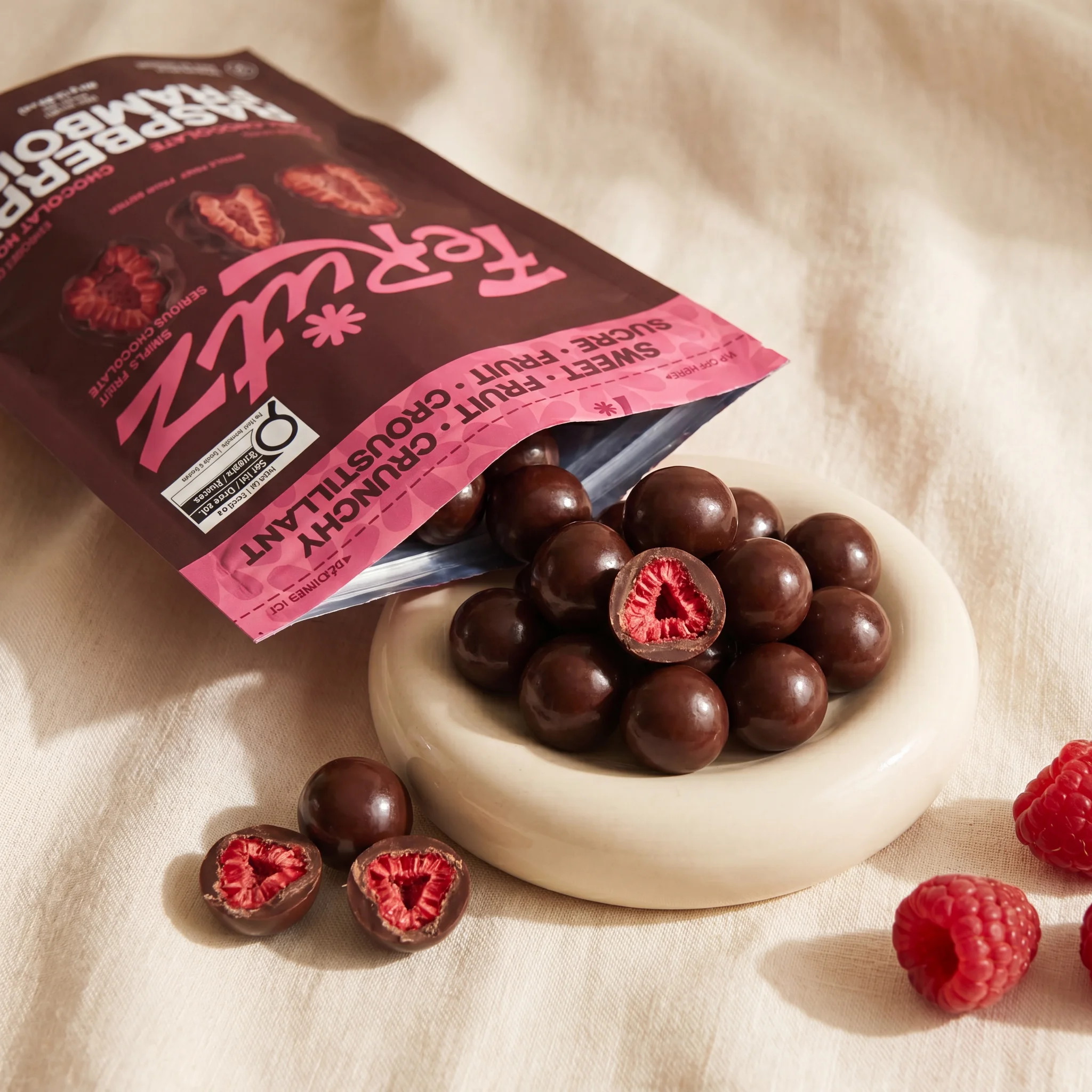 Chef Ceber Dark Chocolate Coated Freeze-Dried Raspberry Dark Chocolate Coated Freeze-Dried Raspberry Chocolate – Image 8
