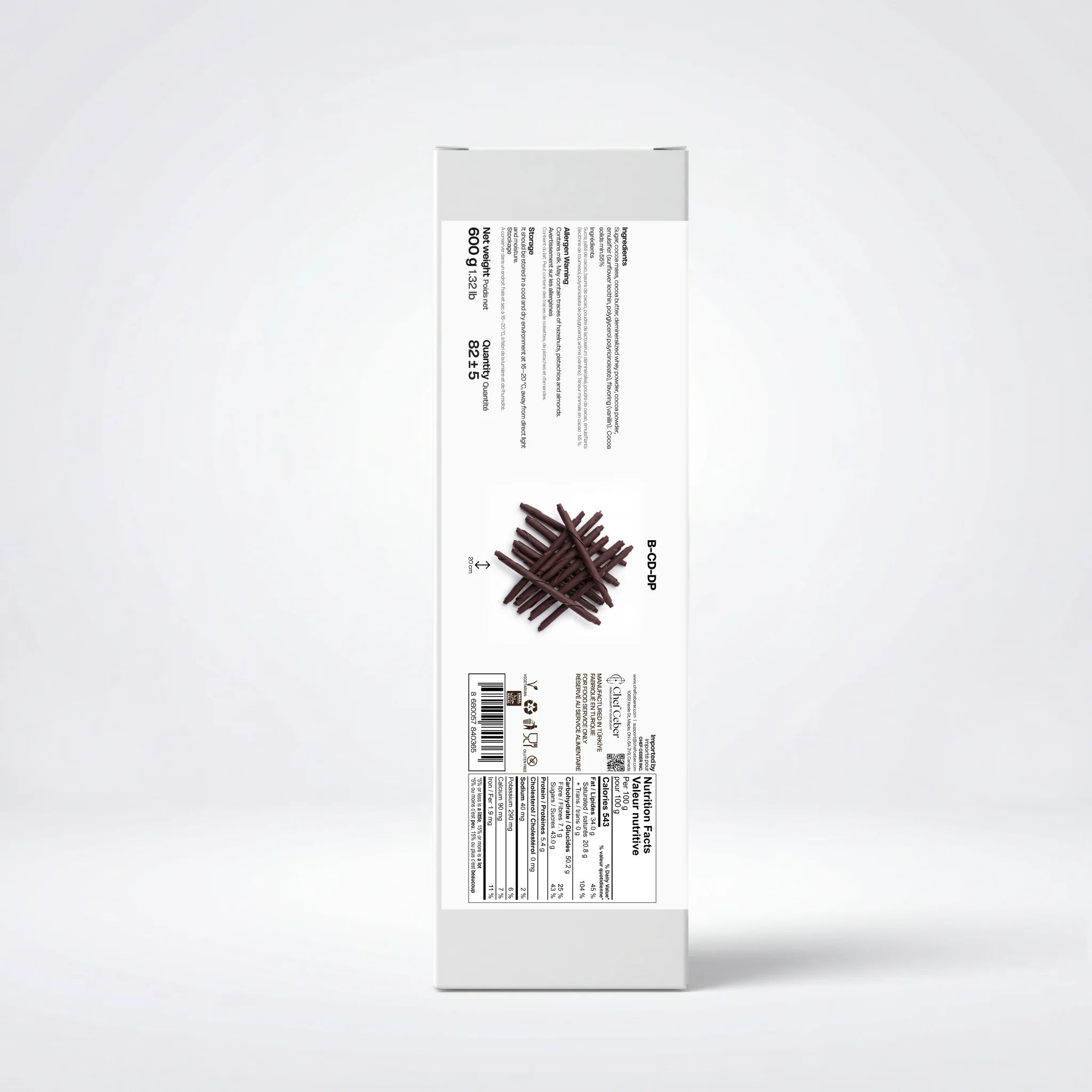 Chef Ceber Dark Pen Dark Pen Chocolate – Image 4