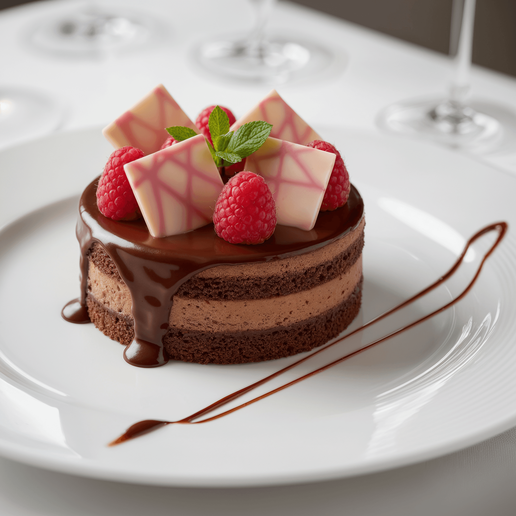 Chef Ceber Pink Patterned Square Pink Patterned Square Chocolate – Image 8