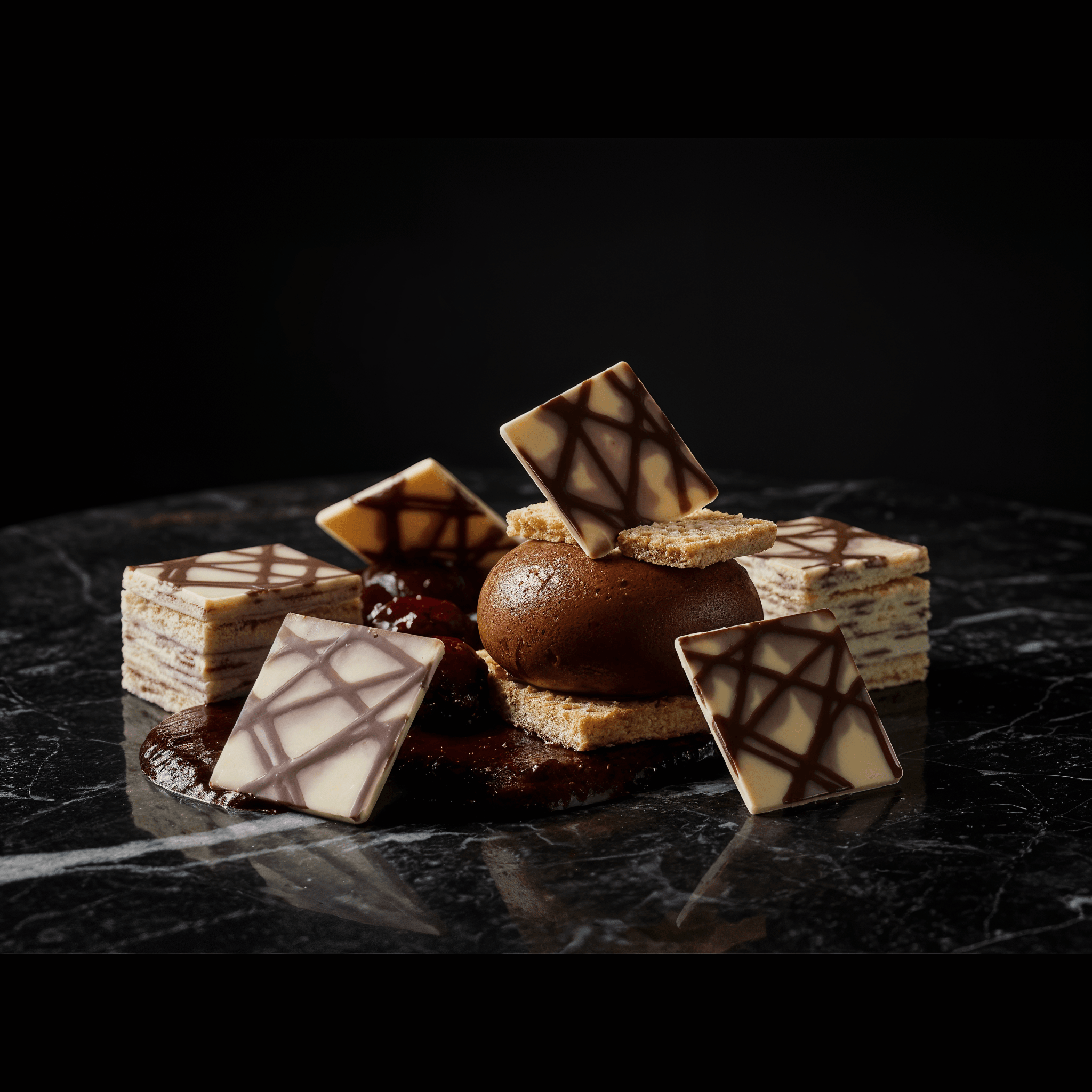 Chef Ceber Patterned Square Patterned Square Chocolate – Image 8