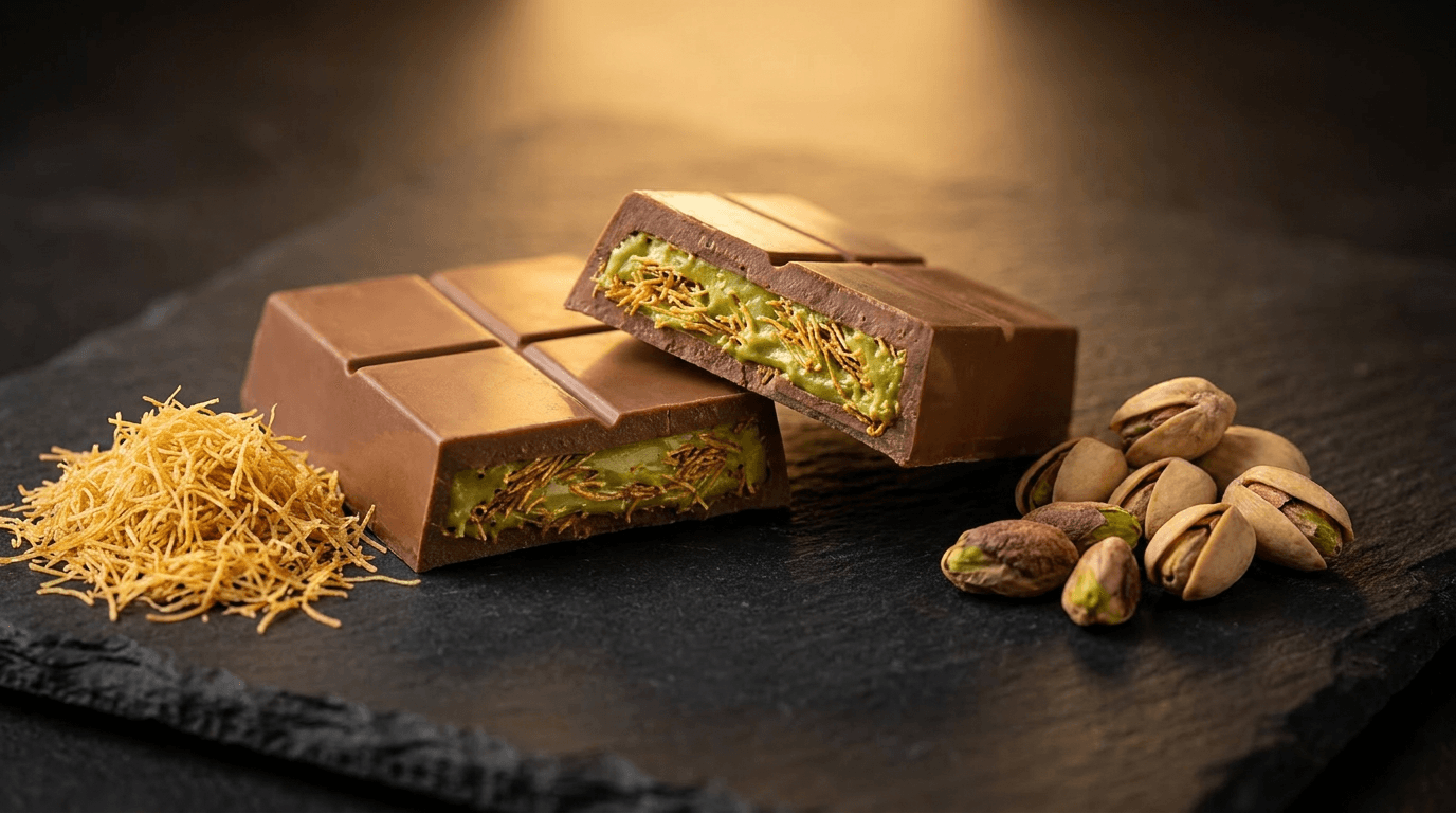Chef Ceber Blog – Your Barlo Dubai Chocolate Lost Its Crunch? Here Is Why – The crispy kadayif filling is the soul of our Dubai chocolate bar.