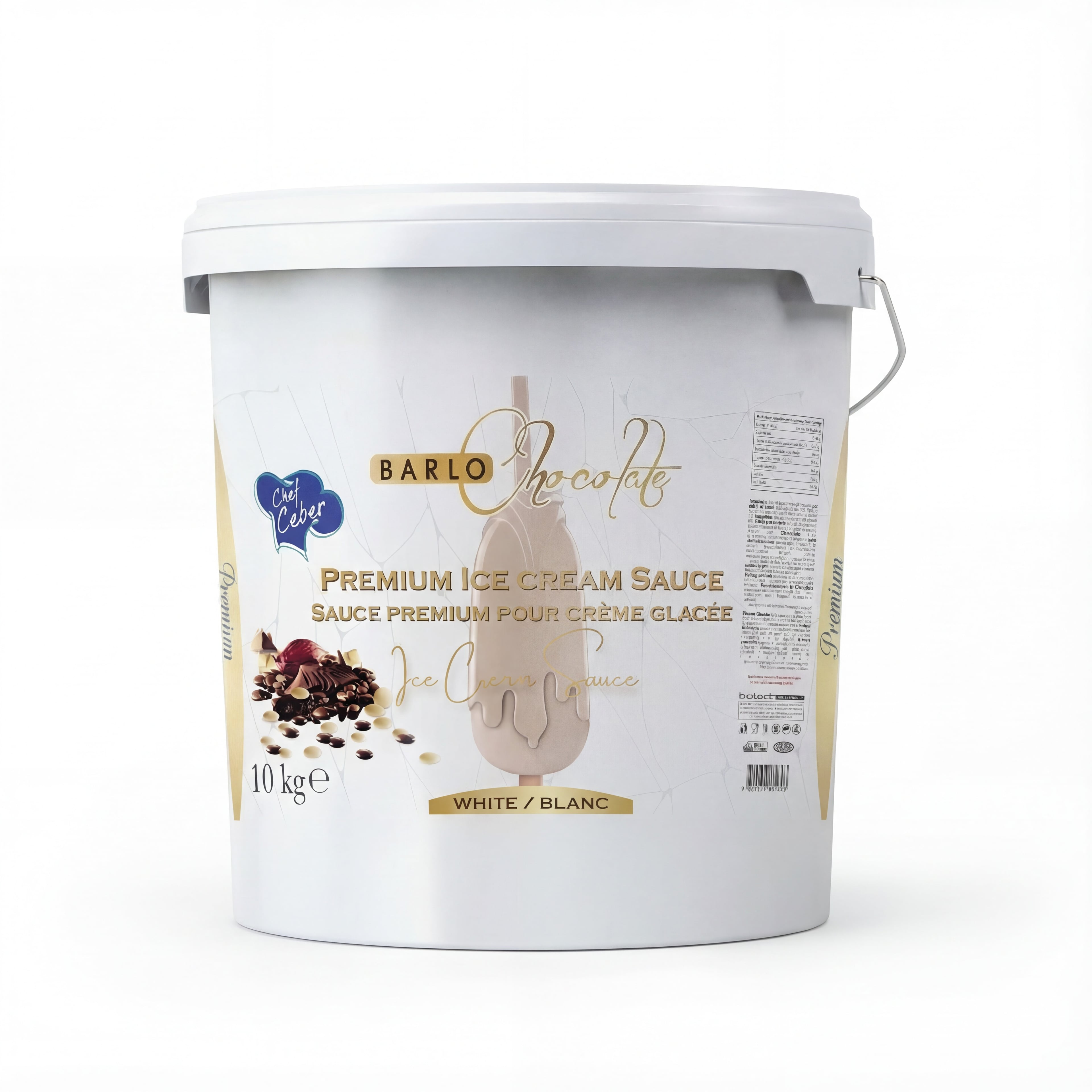 Chef Ceber Premium White Ice Cream Sauce Premium White Ice Cream Sauce Chocolate – Image 1