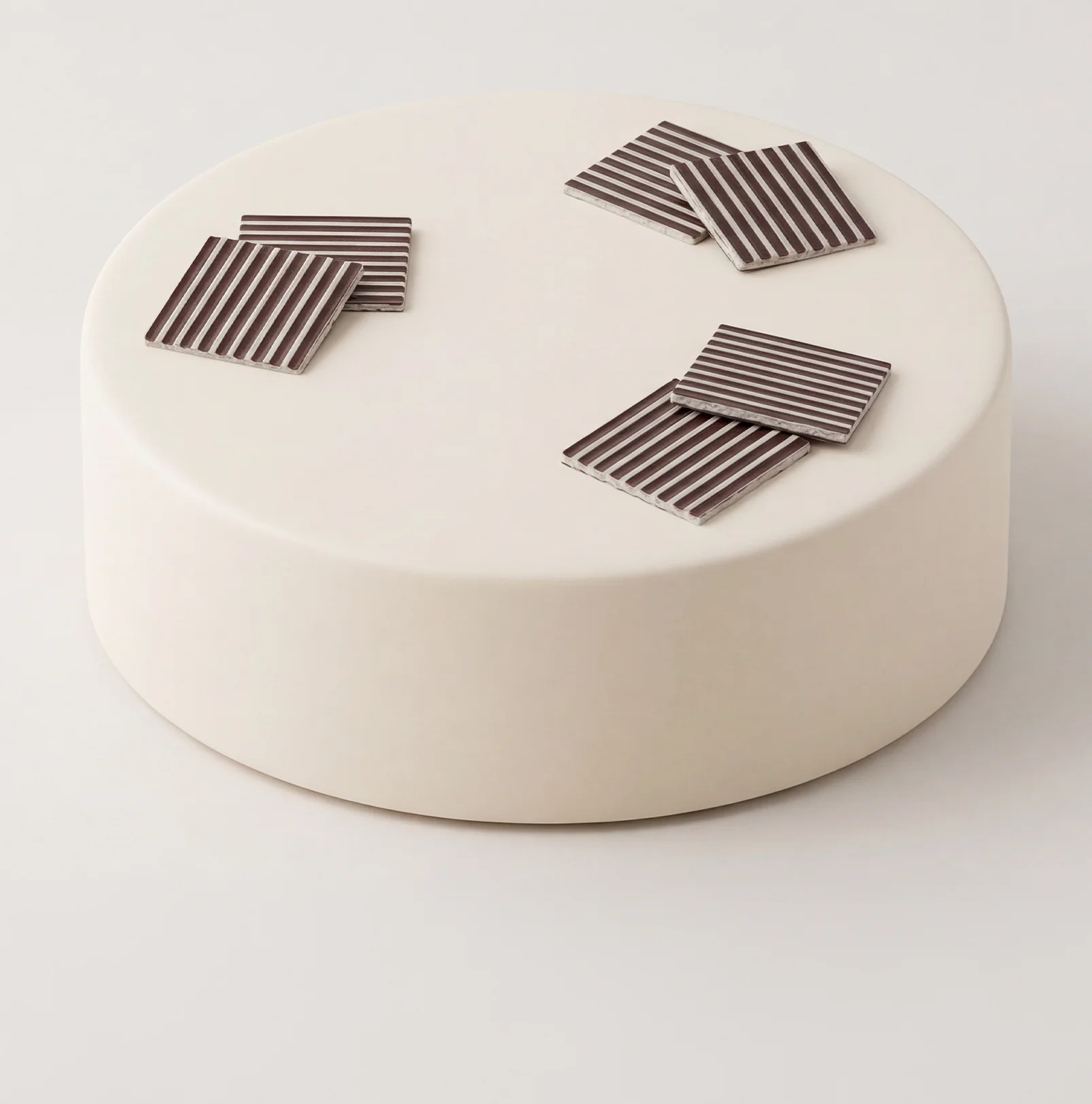 Chef Ceber Striped Square Striped Square Chocolate – Image 2
