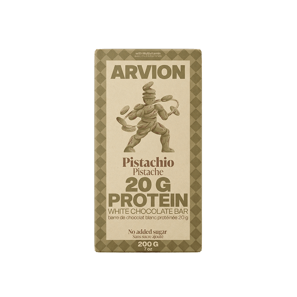 Chef Ceber Arvion Pistachio Protein White Chocolate Bar Arvion Pistachio Protein White Chocolate Bar Chocolate – Image 1