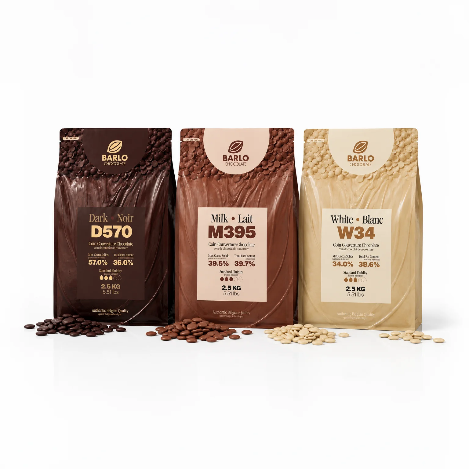 Chef Ceber D570 Dark Couverture Coin Chocolate 57% D570 Dark Couverture Coin Chocolate 57% Chocolate – Image 7