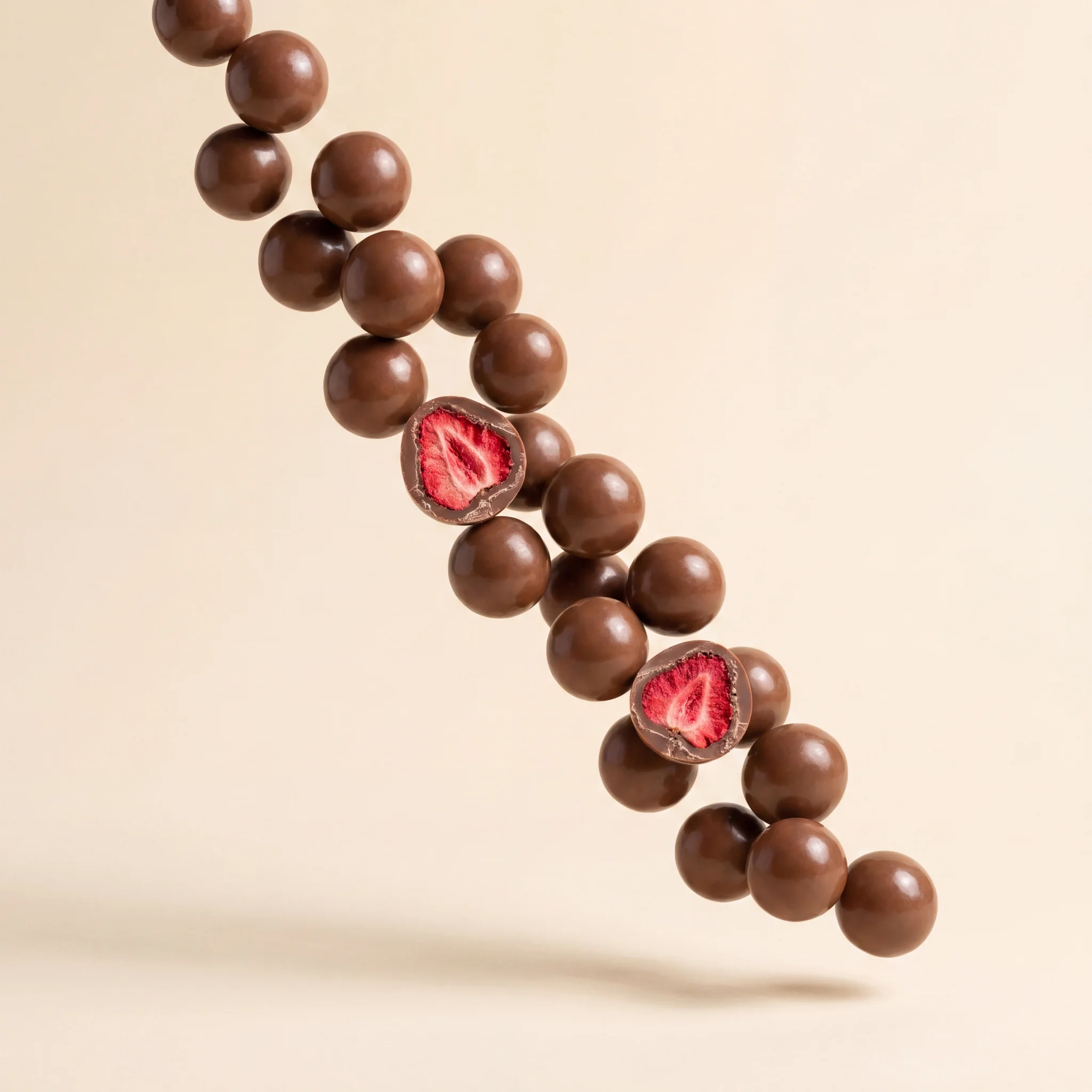 Chef Ceber Milk Chocolate Coated Freeze-Dried Strawberry Milk Chocolate Coated Freeze-Dried Strawberry Chocolate – Image 8