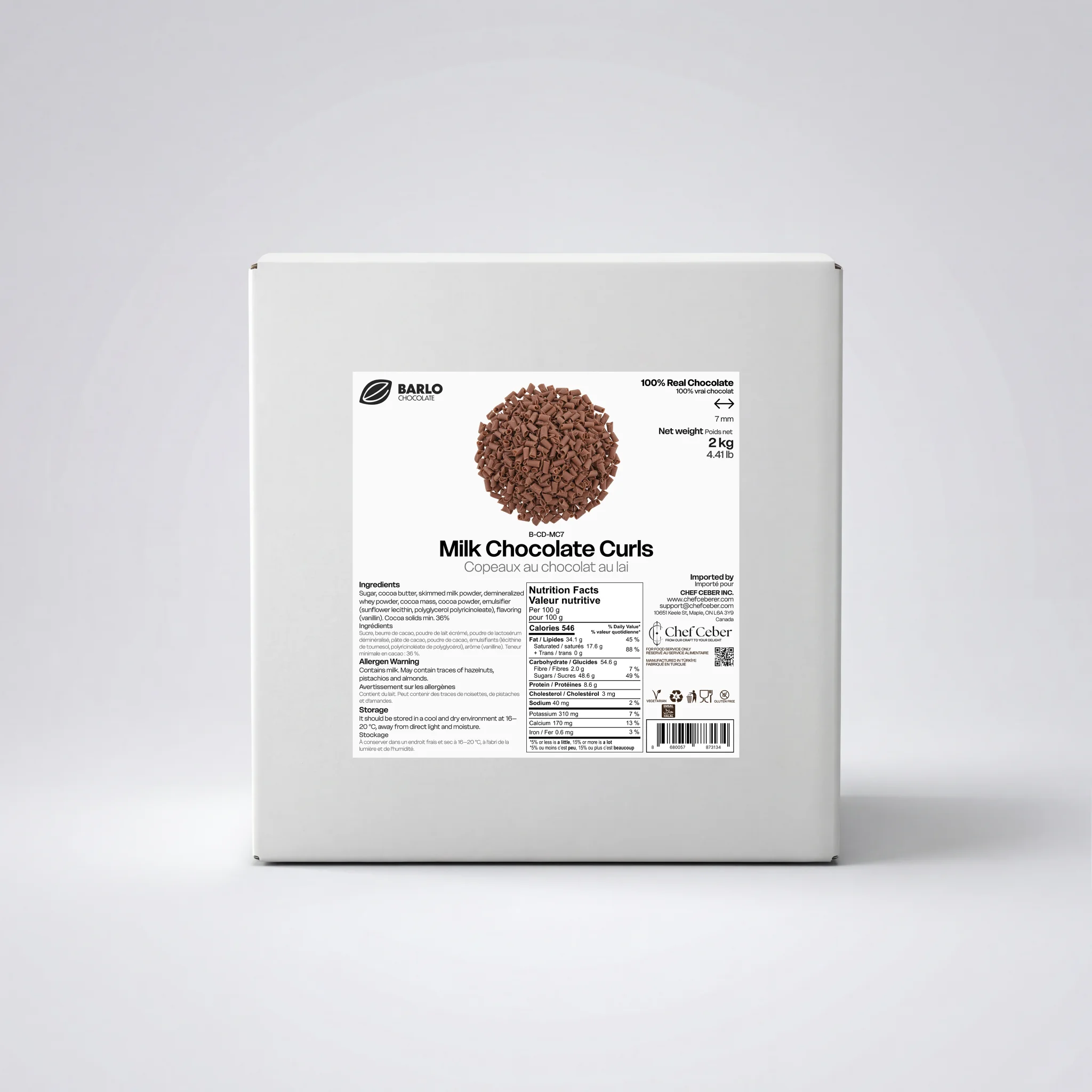 Chef Ceber Milk Curl Milk Curl Chocolate – Image 3