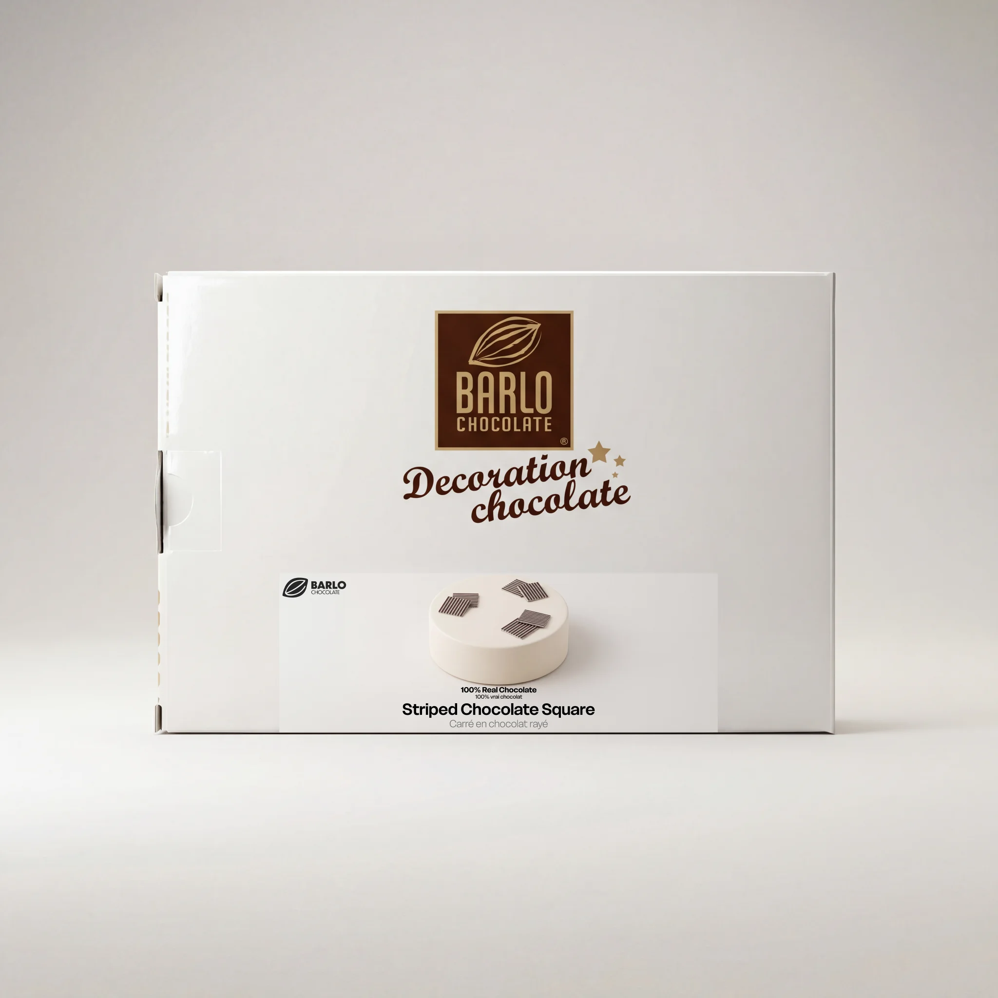 Chef Ceber Striped Square Striped Square Chocolate – Image 3