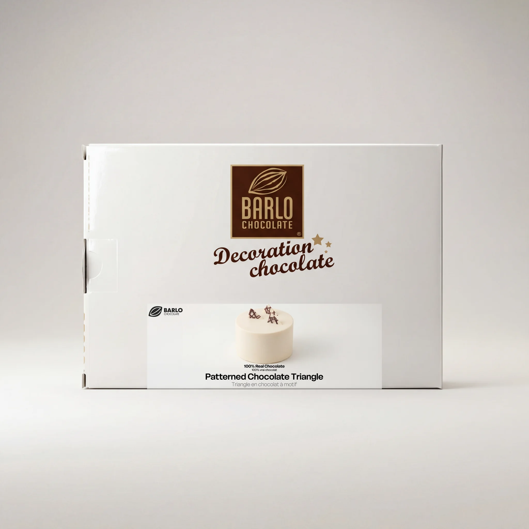 Chef Ceber Patterned Triangle Patterned Triangle Chocolate – Image 3