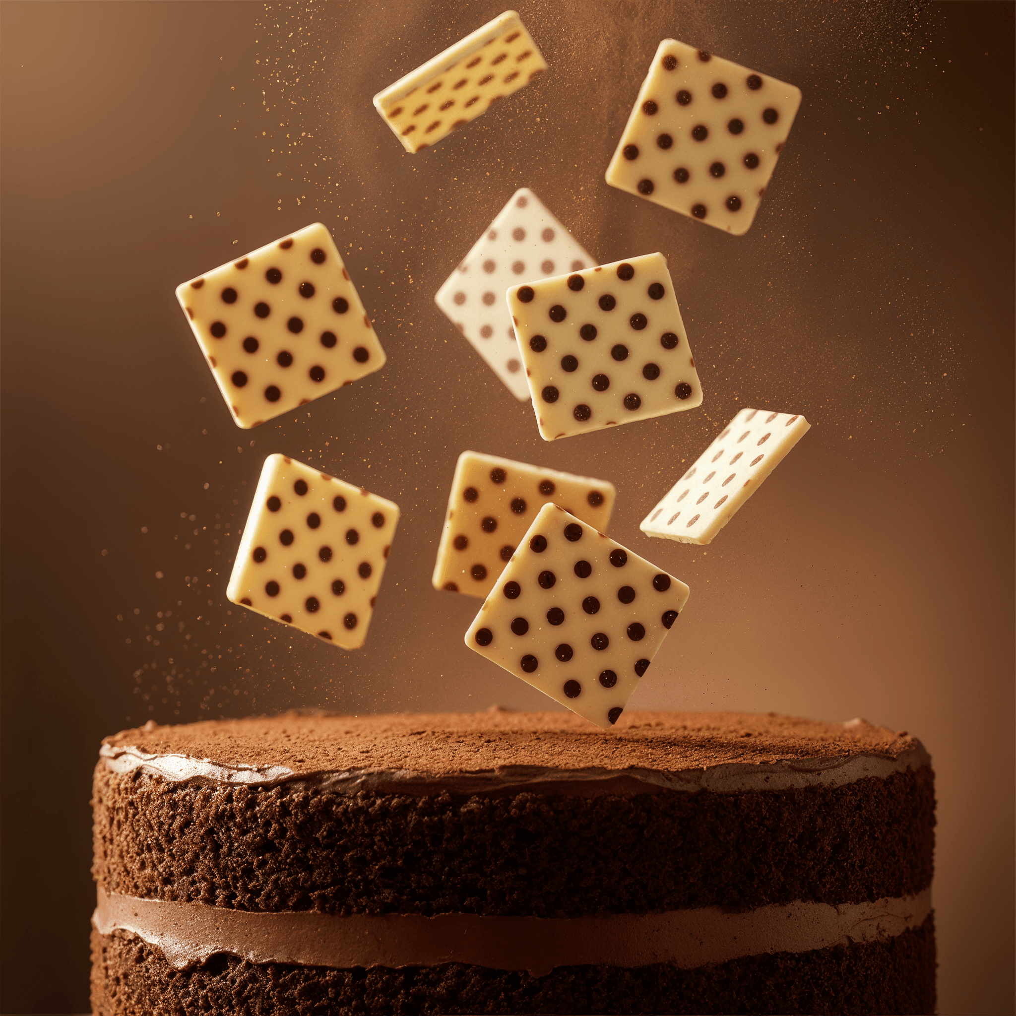 Chef Ceber Mottled Square Mottled Square Chocolate – Image 6