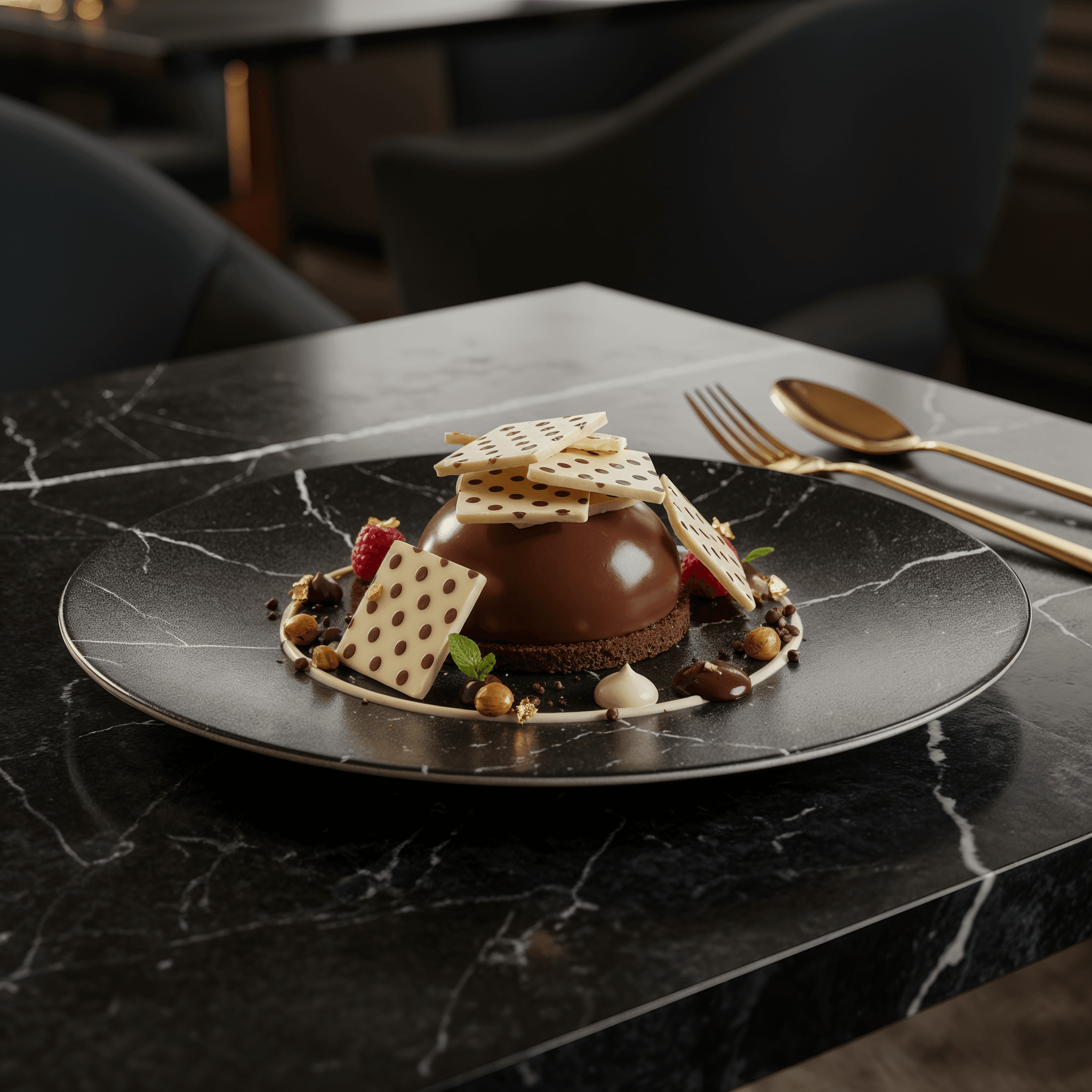 Chef Ceber Mottled Square Mottled Square Chocolate – Image 8