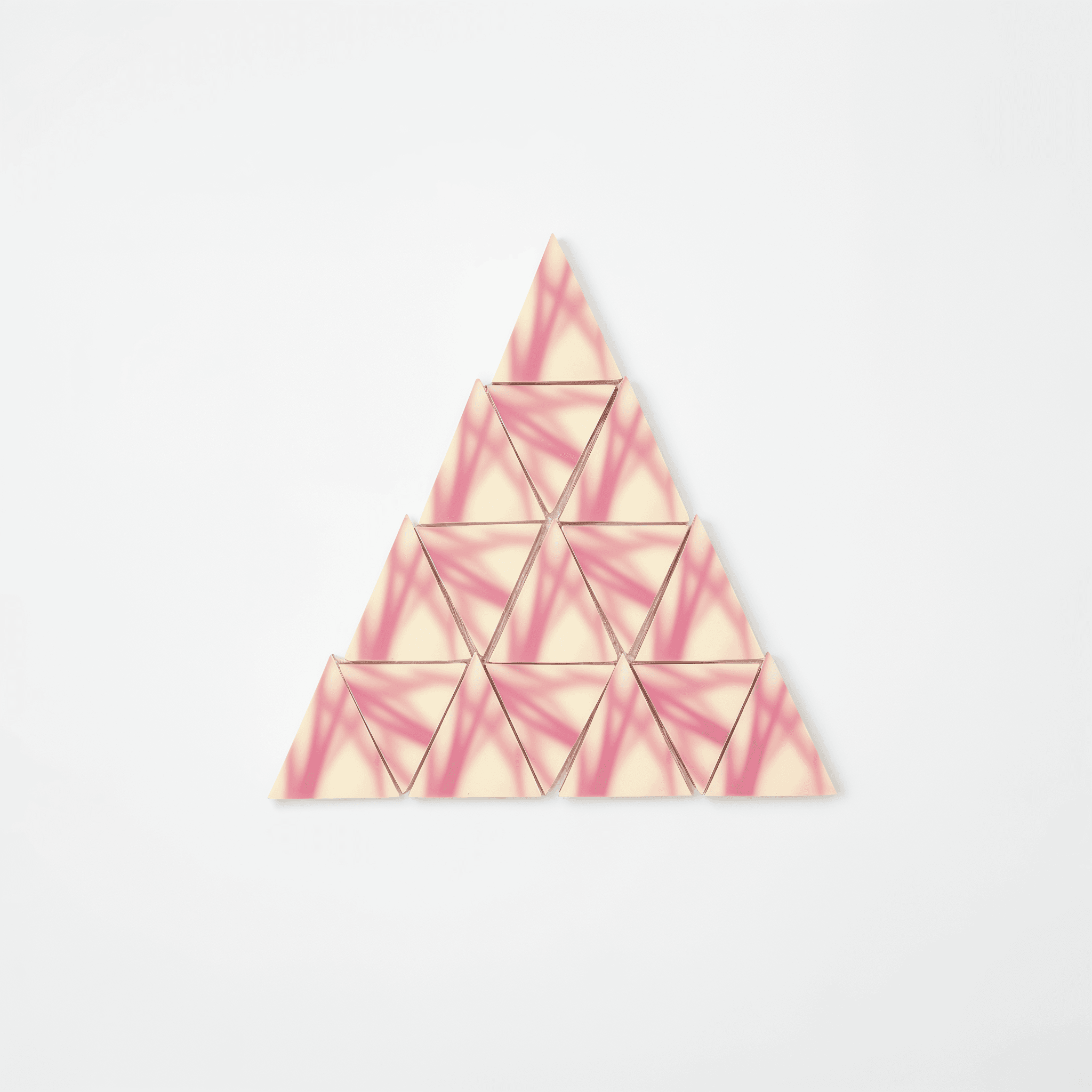 Chef Ceber Pink Patterned Triangle Pink Patterned Triangle Chocolate – Image 4