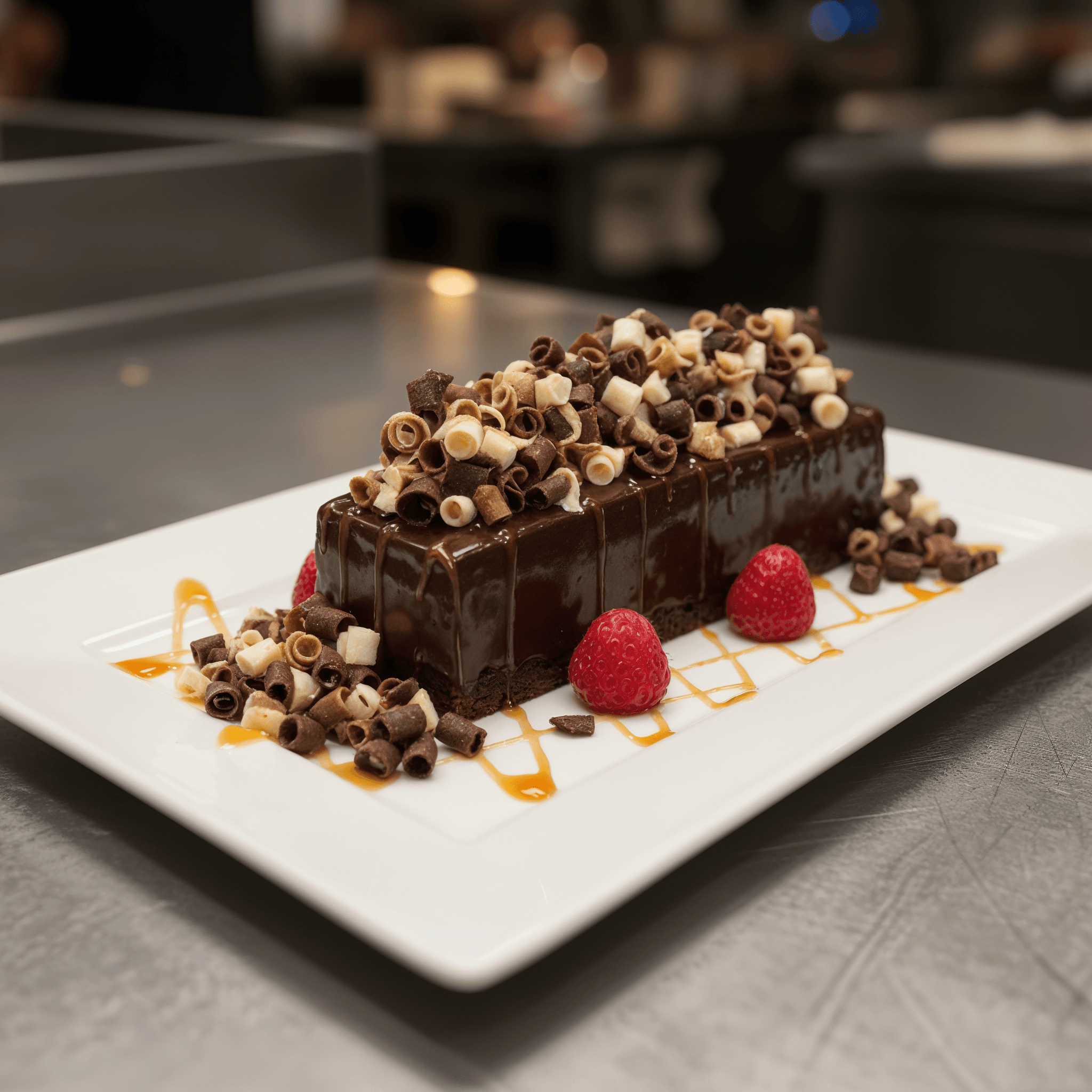 Chef Ceber Marble Design Curl Marble Design Curl Chocolate – Image 4