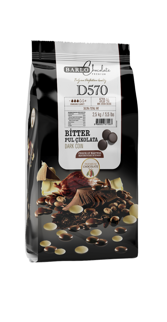 D570 Dark Chocolate Coins 57%